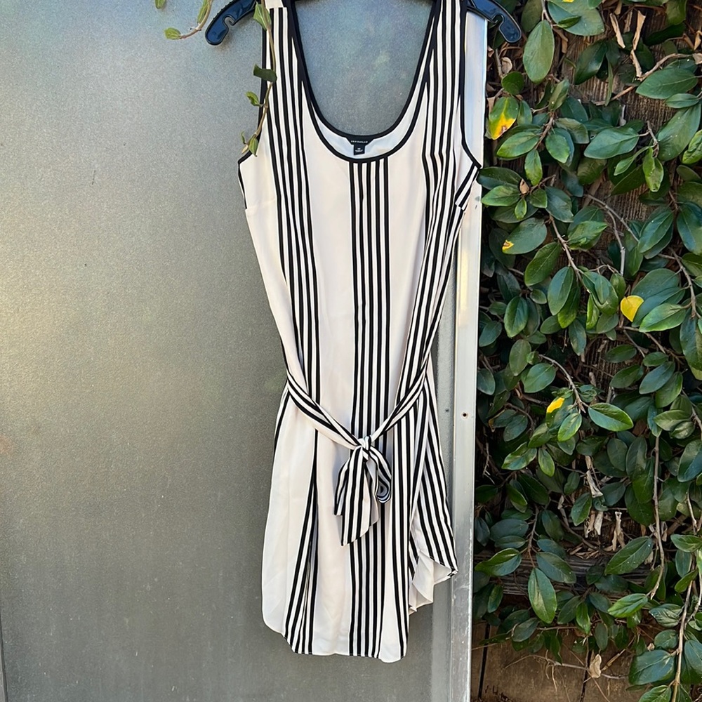 Ann Taylor striped sleeveless dress